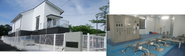 丹羽広域事務組合殿　大口南部水源機械電気設備工事（電気設備）　2018年竣工