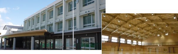 名古屋市殿　吉根中学校（電気設備）2015年竣工